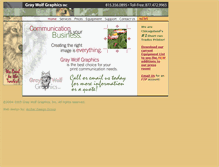Tablet Screenshot of graywolfgraphics.net